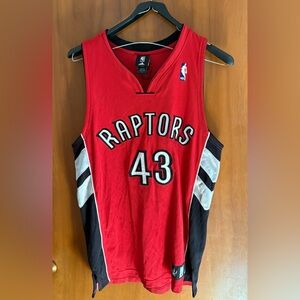 Toronto Raptors #43 Basketball on court  Jersey Kris Humphries